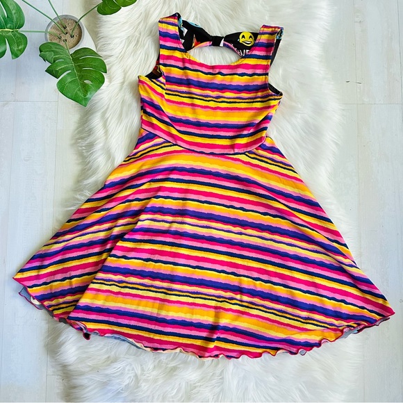 Reversible Fit And Flare Emoji Dress, 12 - Picture 8 of 11